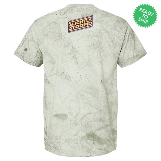 Official Slightly Stoopid Merch Store Shop Smoking Yoda Tie Dye Shirt