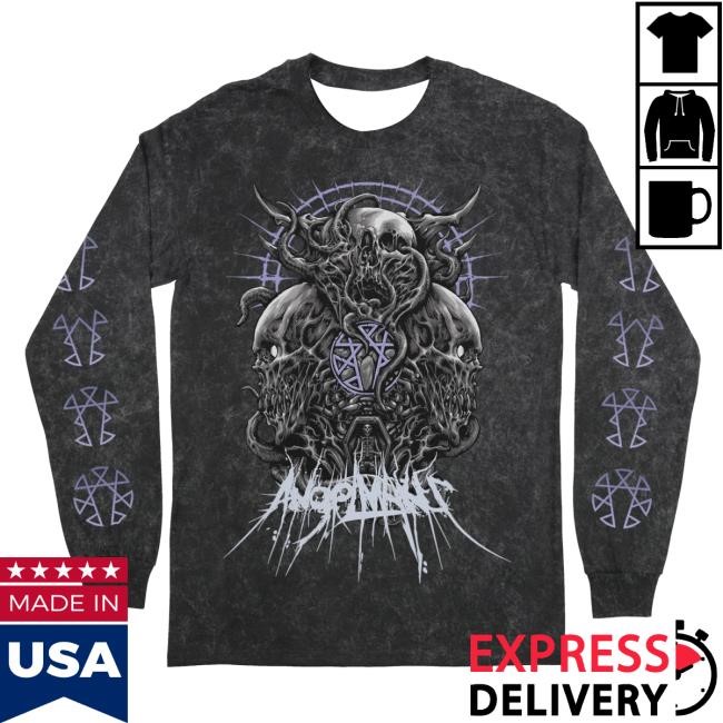 Official Indie Merch Store Shop AngelMaker Sigil Mineral Wash Long Sleeve Shirt New IndieMerchStore