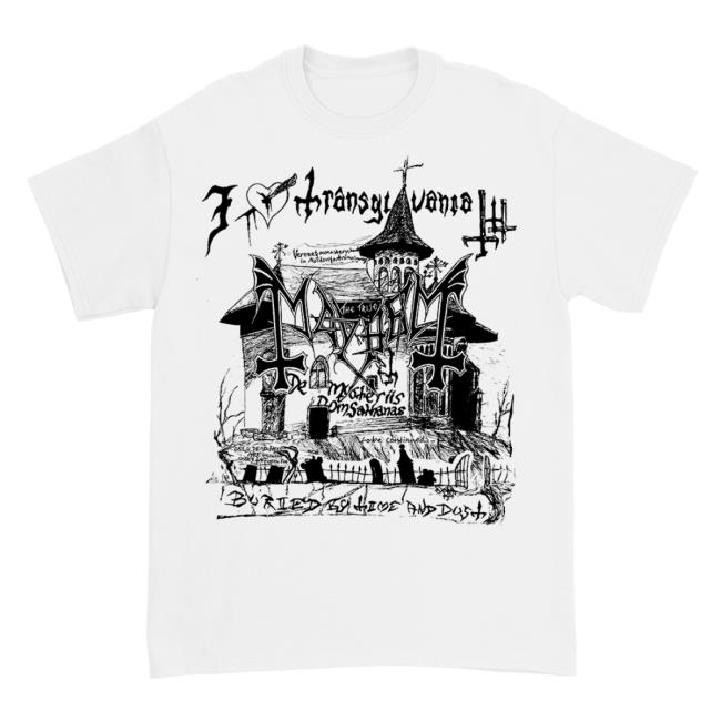 Official Mayhem Kings Road Transylvania (White) Shirts