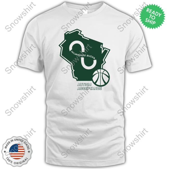 Aj Green Milwaukee Bucks Autism Acceptance Tee Shirt