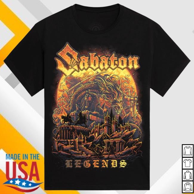 Official Sabaton Merch Store Sabaton Legends Reborn Shirt Sabaton Shop