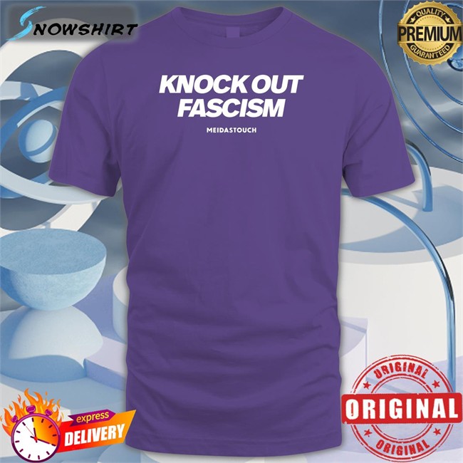 Knock Out Fascism Crewneck Sweatshirt Knock Out Fascism Hoodie Meidastouch