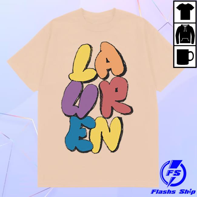 Official Lauren Daigle Merch Store Shop LaurenDaigle Bubble Letter Lauren Daigle Tees