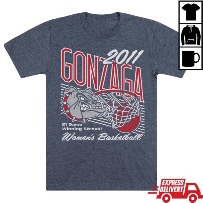 Gonzaga Women's Basketball 2011 Win Streak Hoodie