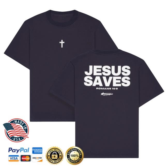 Official Revelation Apparel Clothing Romans 10:9 Jesus Saves Tees Revelation Merch