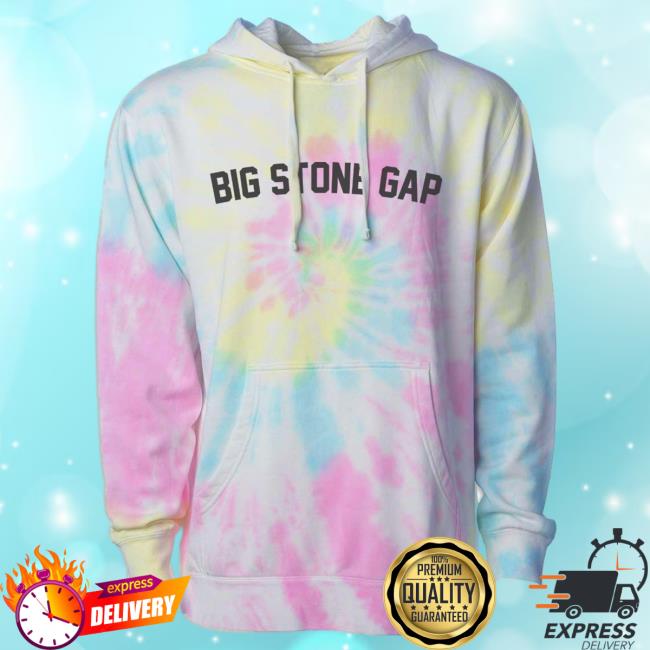 Official Hometown Apparel Clothing Merch Big Stone Gap Virginia Classic Curve Tie-Dye Sweatshirt Sunset Swirl Tie Dye