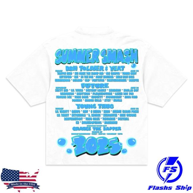 Official The Summer Smash Graffiti T Shirt (White)