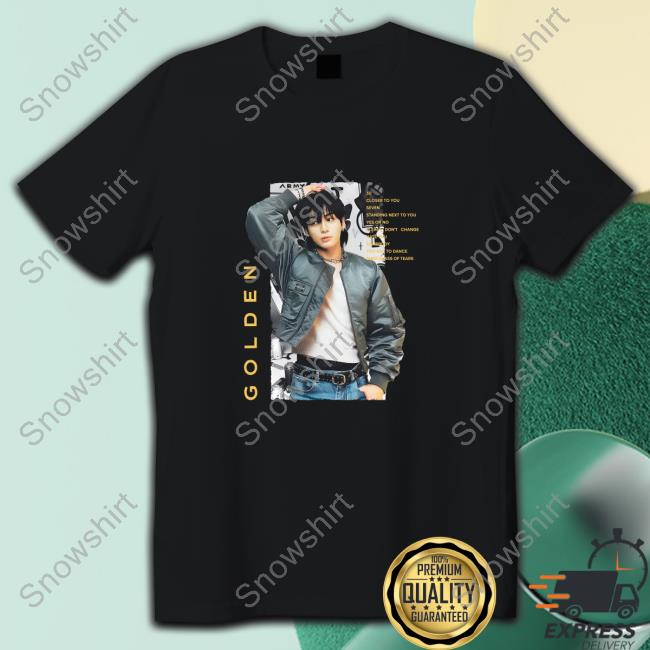 Official JUNGKOOK’s Golden Long Sleeve Shirts