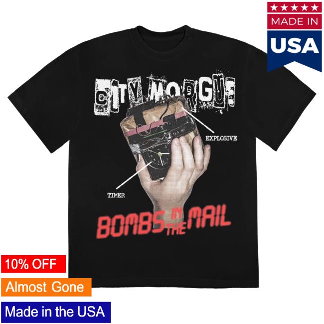 Official City Morgue Merch Store Shop Bombs In The Mail Timer Popover Shirt CityMorgue