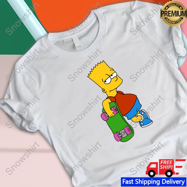 Nicole.N Bart Simpson Skis Sweatshirt Hillarnicks