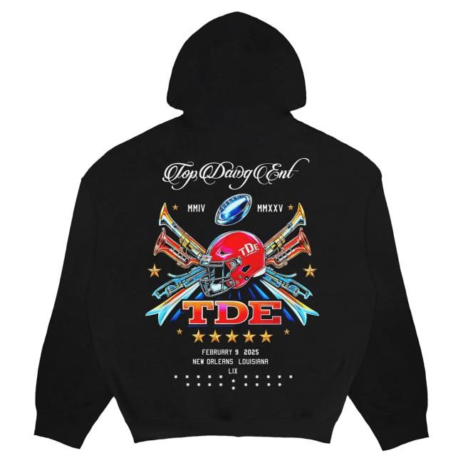 Official Txdxe Merch Store TDE Bowl Hooded Sweatshirt