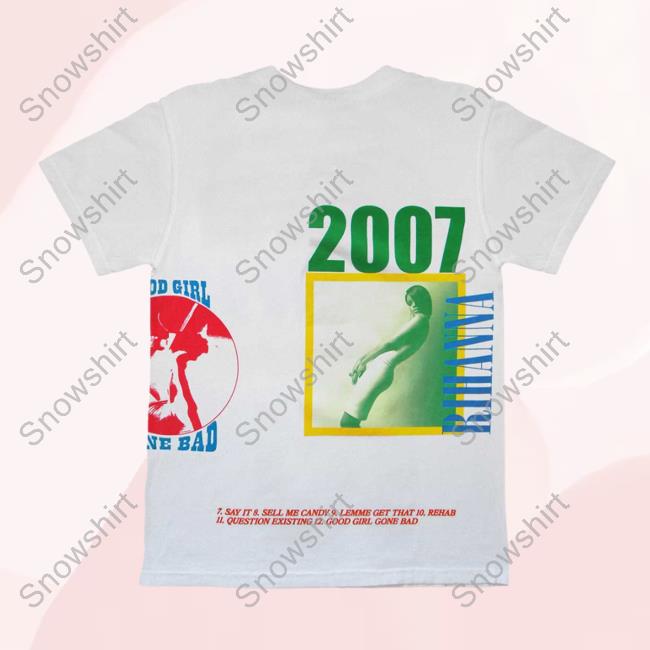 Official Rihanna Merch Store Shop Good Girl Gone Bad Tshirt Official Rihanna Merch Store Shop Good Girl Gone Bad Shirt 2023