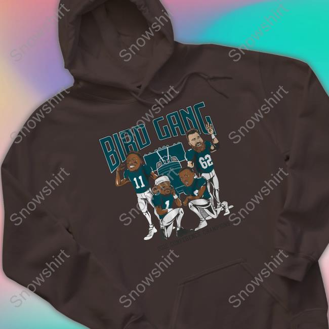 Bird Gang Conference Champions Caricatures Long Sleeve Bird Gang 2022 Conference Champions Caricatures T Shirt