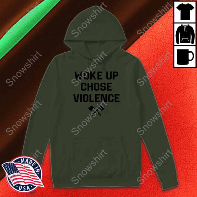 Khanartist Shop Woke Up Chose Violence Shirt YungKhan Shirts Official Woke Up Chose Violence Shirt Long Sleeve Tee