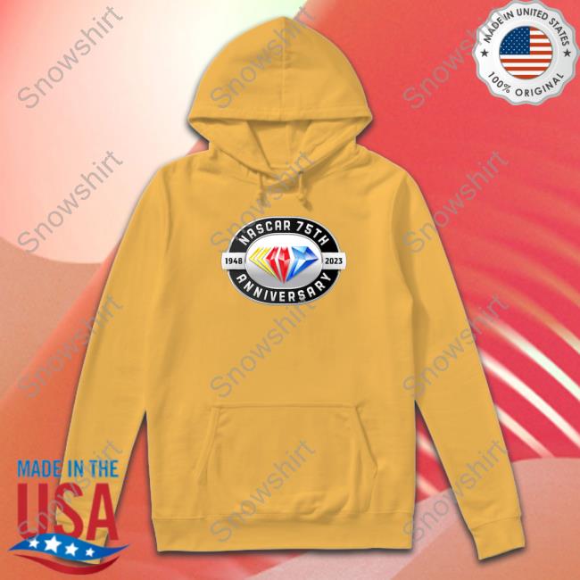 Official Nascar Merch Checkered Flag 75th Anniversary Logo Shirt 2022 Official Nascar Merch Checkered Flag 75th Anniversary Logo Shirts