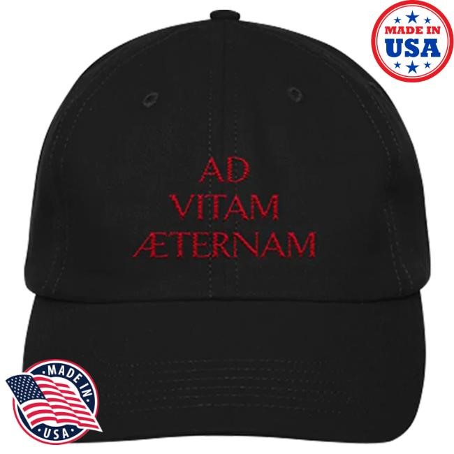 Ad Vitam Æternam Æ Cap Black - Store Booba