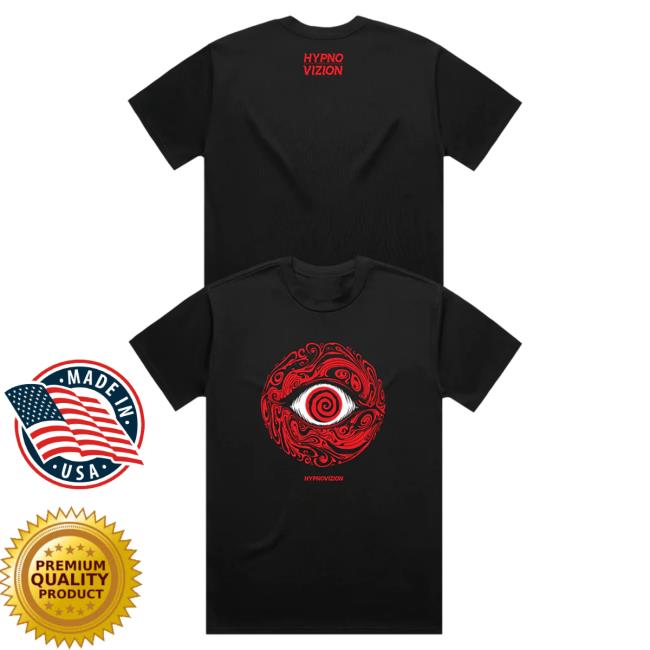 Official Rezz Merch HypnoVizion - Minds Eye - Unisex Black T-Shirt