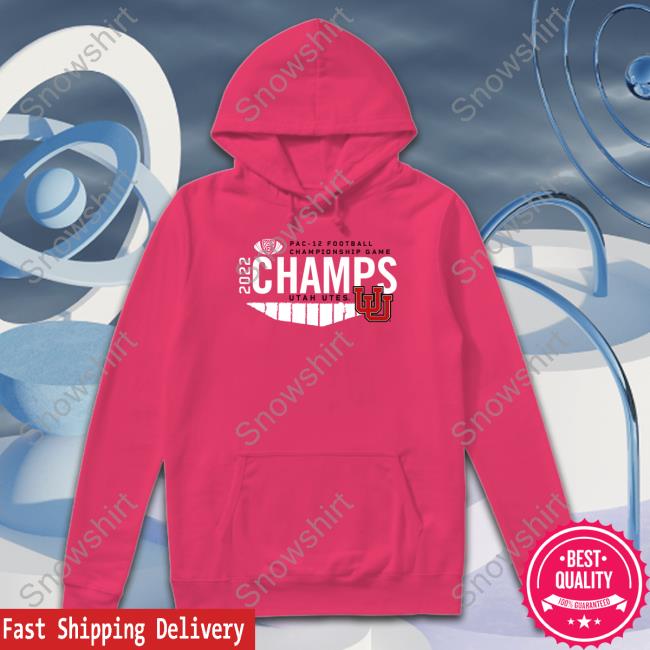 Pac-12 Football Championship Game 2022 Champs Utah Utes Shirt Red Pac-12 Football Championship Game 2022 Champs Utah Utes Tee Shirt