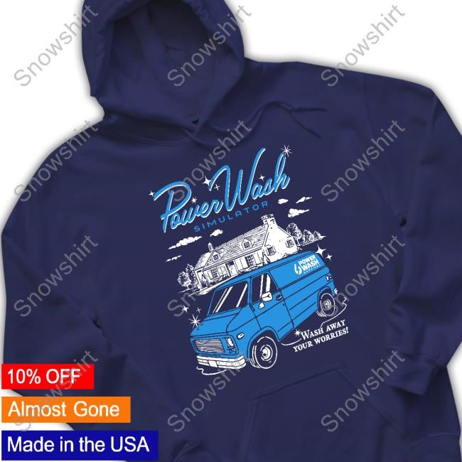 Official Fangamer PowerWash Simulator Wash Away Your Worries Shirt