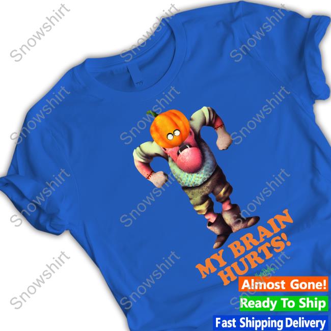 Official My Brain Hurts Gumby Halloween Cap Official My Brain Hurts Gumby Halloween Hoodie
