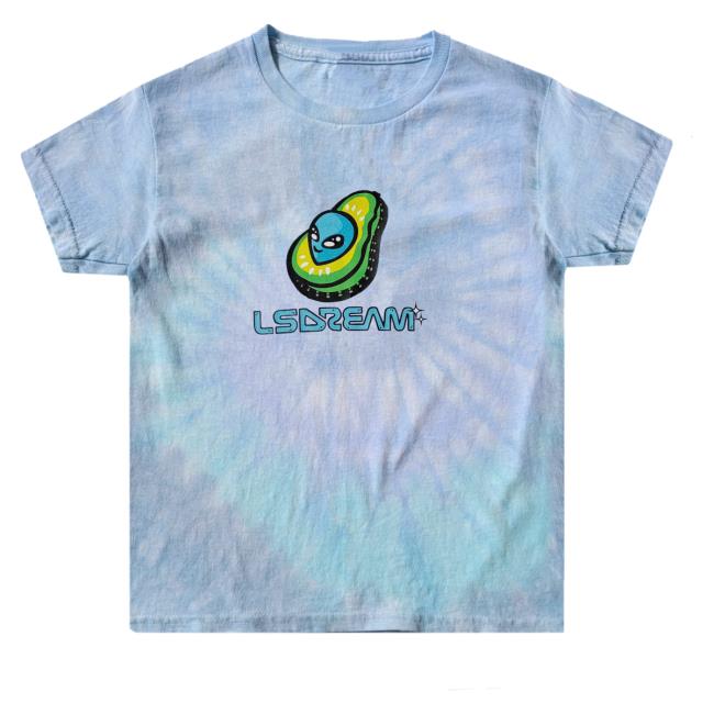 Official LSDREAM Merch Avocado Tie Dye Tee
