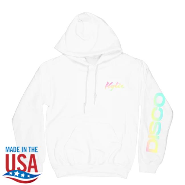 Kylie Minogue Store Disco Rainbow Hooded Sweatshirt
