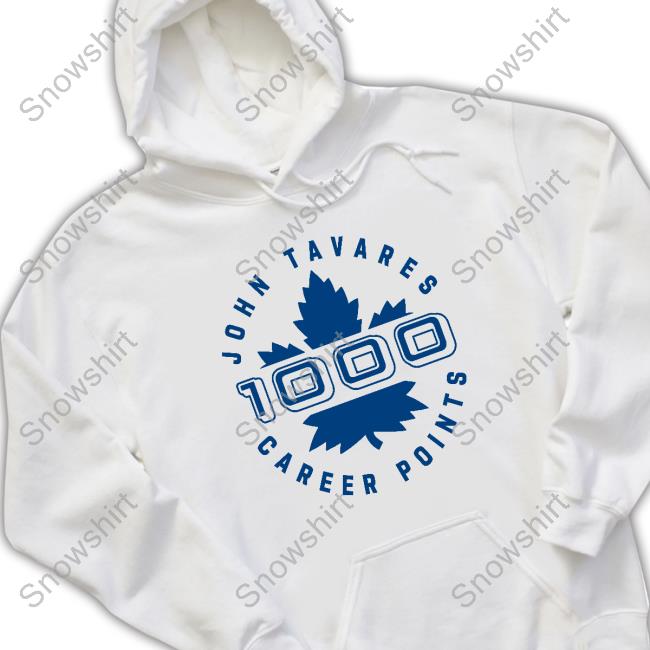 Official John Tavares 1000 Career Points Shirt John Tavares 1000 Career Points Hoodie