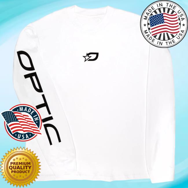 Official Optic Gaming Merch Store Optic Gaming Long Sleeve Tshirt - White Optic Gaming Apparel Clothing Shop OpticGaming