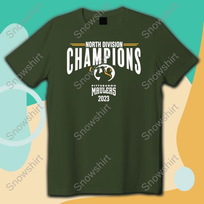 Official USFL Shop Pittsburgh Maulers USFL North Division Champions Hoodie