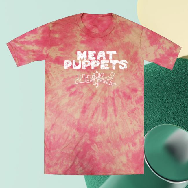 Official Hello Merch Meat Puppets Clown Tie Dye Tees Hellomerch MeatPuppets