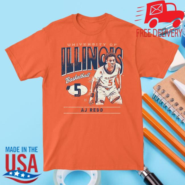 Official University Of Illinois AJ Redd Hot Shirt