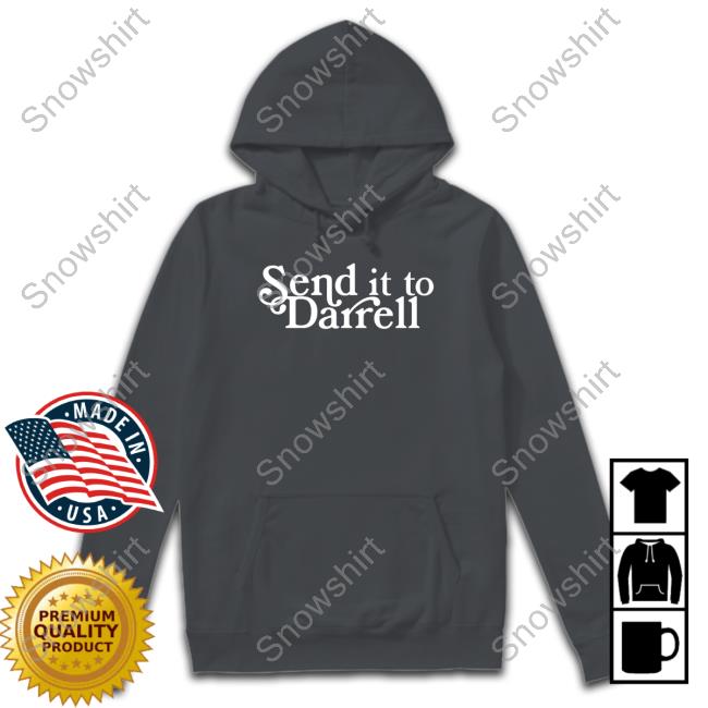 Send It To Darrell Black Long Sleeve Shirt