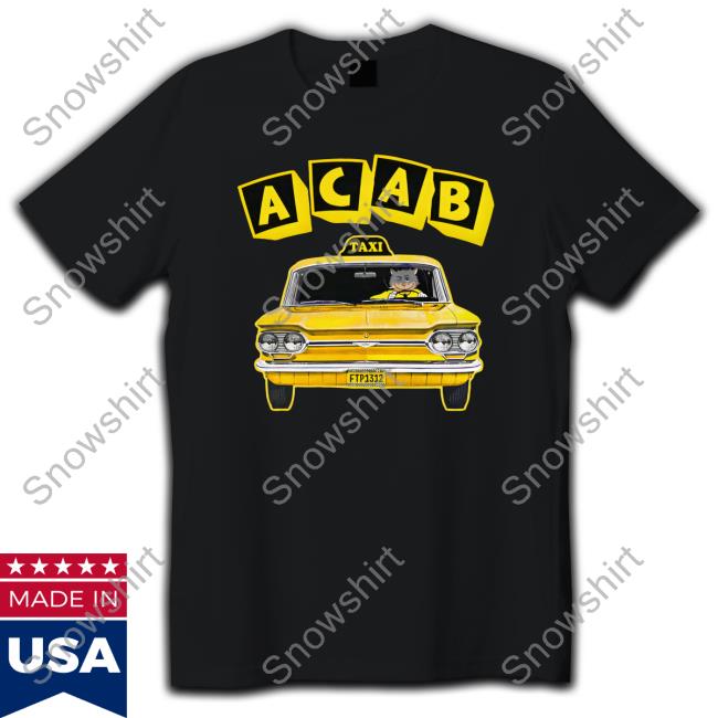 ACAB Taxi T Shirt Black