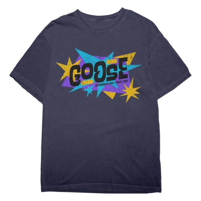 Goose Band Merch Sandy, UT - September 2024 Event New T-Shirt Goose The Band Shop