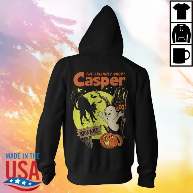 Official Gutter Garbs Casper the Friendly Ghost: Halloween (Spooky Season) - Zip Hood