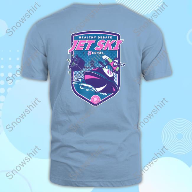 Healthy Debate Jetski Rental Crewneck Sweatshirt Official Healthy Debate Jetski Rental Hoodie