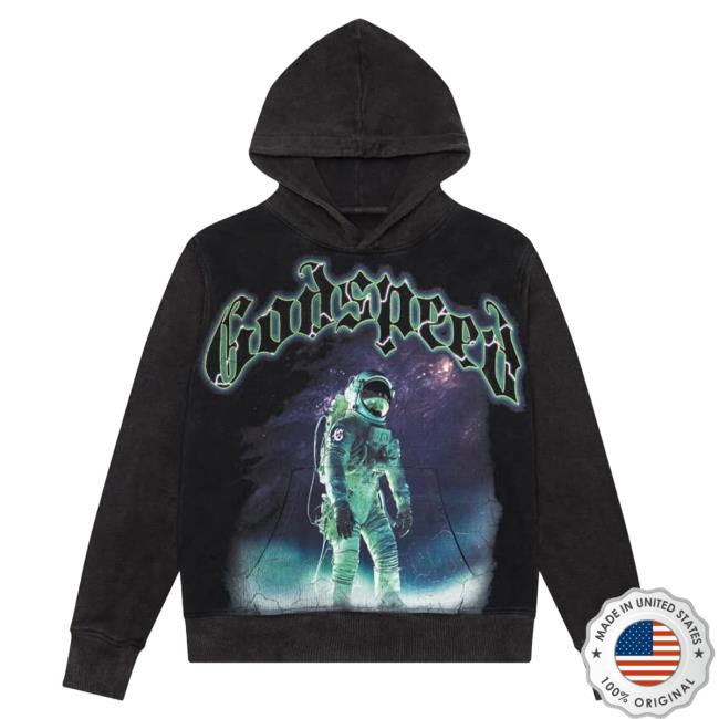 Official Godspeed Nyc Clothing Merch Extra Terrestrial Crew neck (Black)