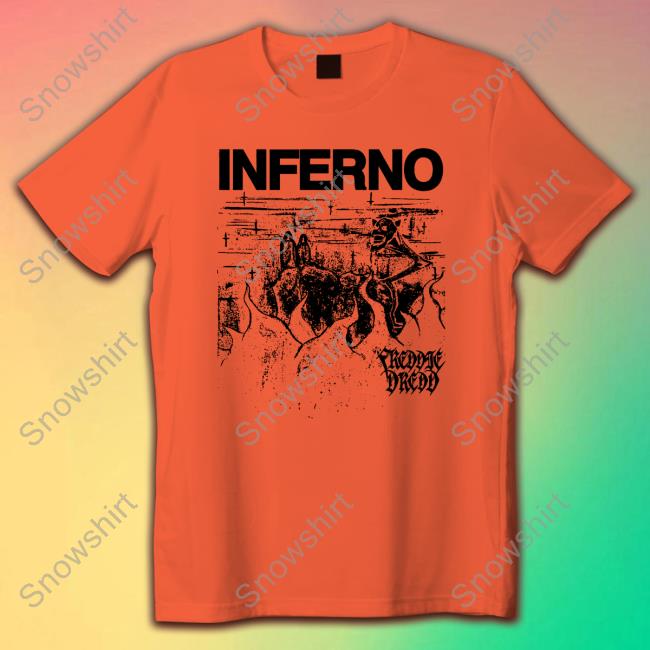 Inferno T-Shirt Freddie Dredd Merch Inferno Official White Hoodie Shirt