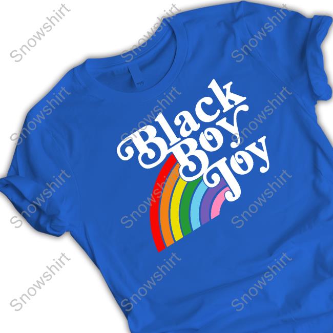 Whitley Gilbert Black Boy Joy Rainbow T-Shirt Official Black Boy Joy Rainbow Tee Shirt