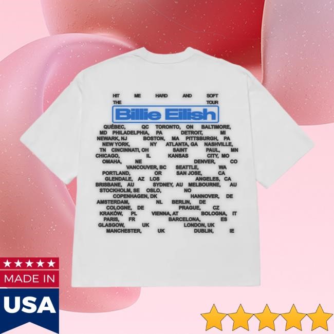 Billie Photo Tour Tee Shirt - Billie Eilish | Store