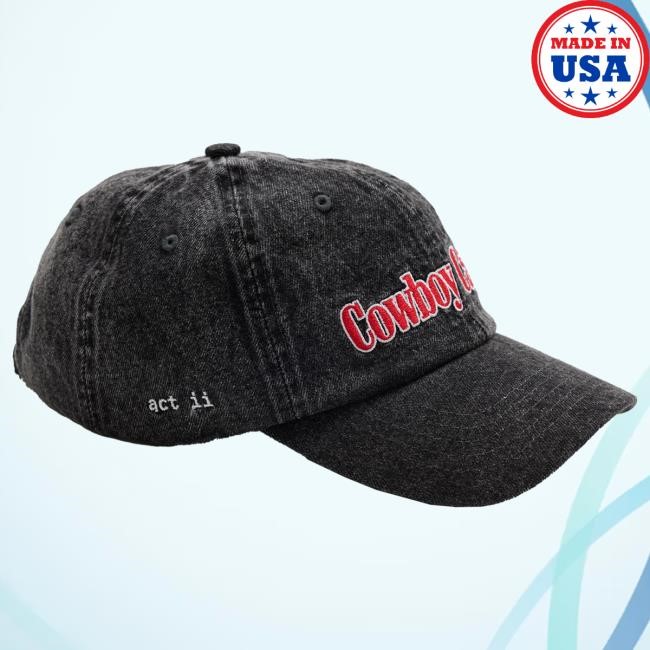 Official Beyonce Merch Store Shop Beyonce Cowboy Carter Grey Denim Hat Beyoncé