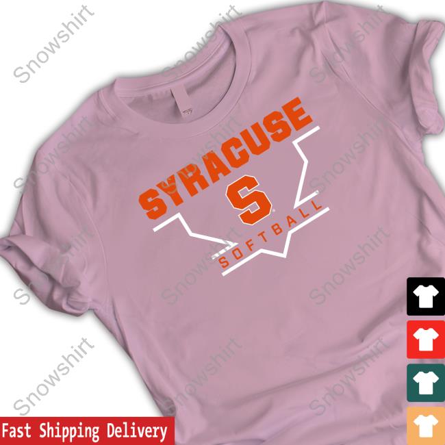 Syracuse Orange Homeplate Softball Shirt Black