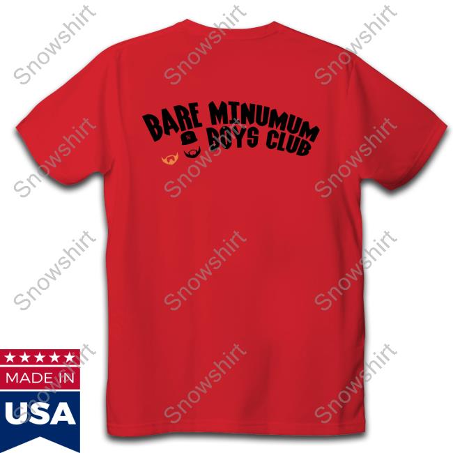 New Rory & Mal Bare Minumum Boys Club Shirts Bare Minumum Boys Club Shirts