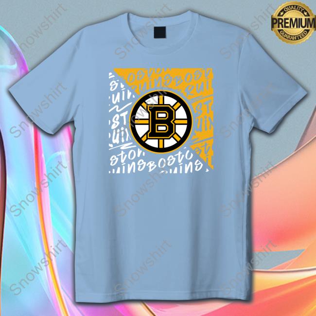 Boston Bruins Black Divide T-Shirt