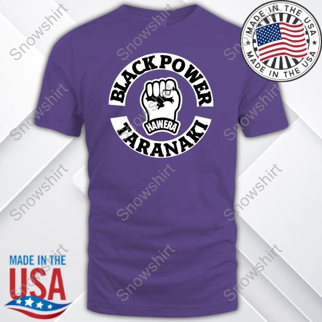 Black Power Hawera Taranaki Sweatshirt Black Power Hawera Taranaki Tee Shirt