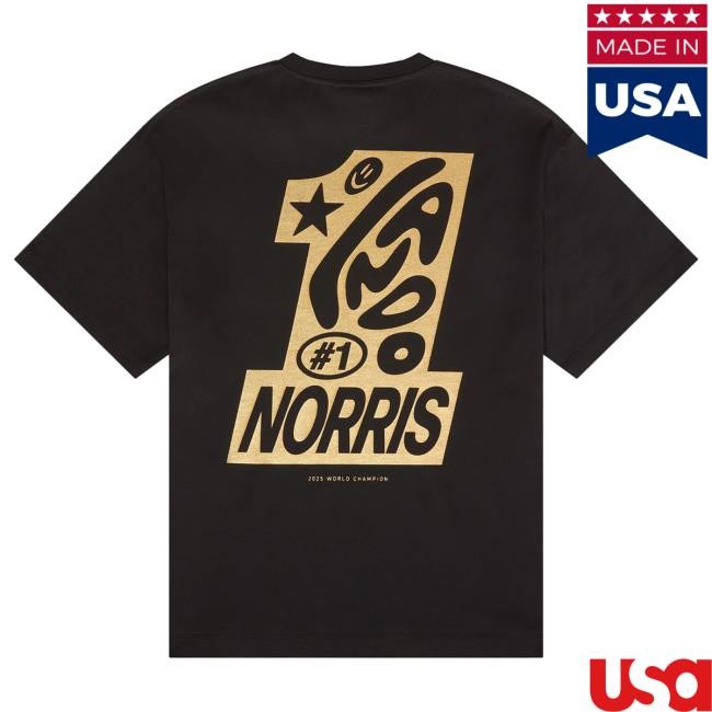 Official Lando Norris Merch Store Shop Lando Norris #1 Boxy Tees