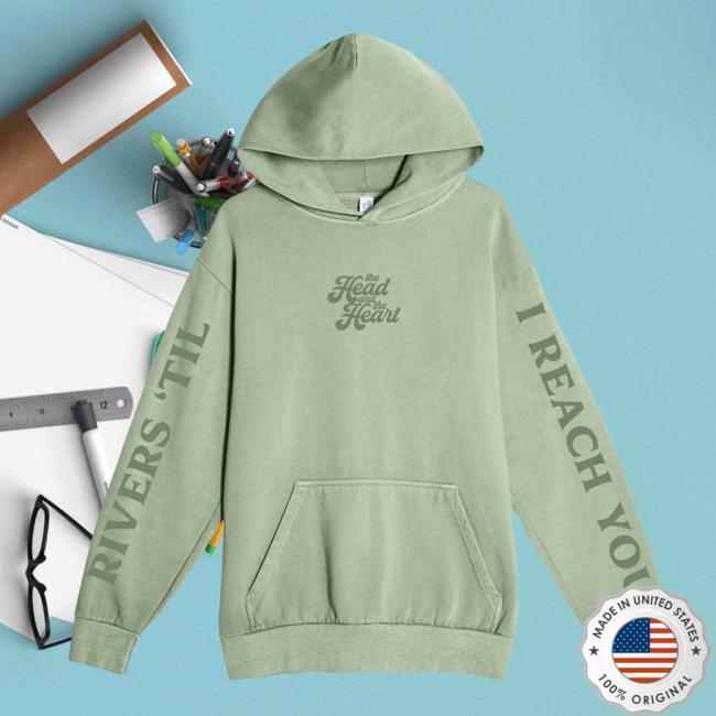 Official The Head And The Heart Merch Rivers 'Til I Reach You Hoodie