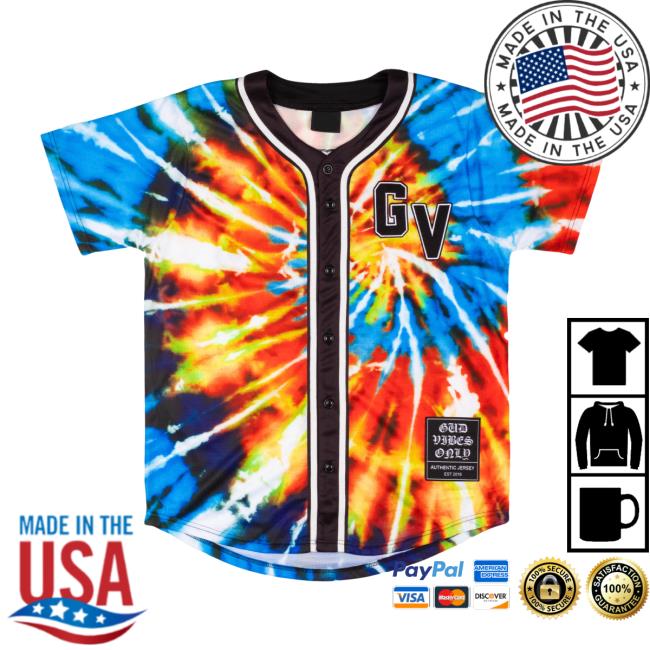 Official Slander Merch Gud Vibrations Tie-Dye Jersey