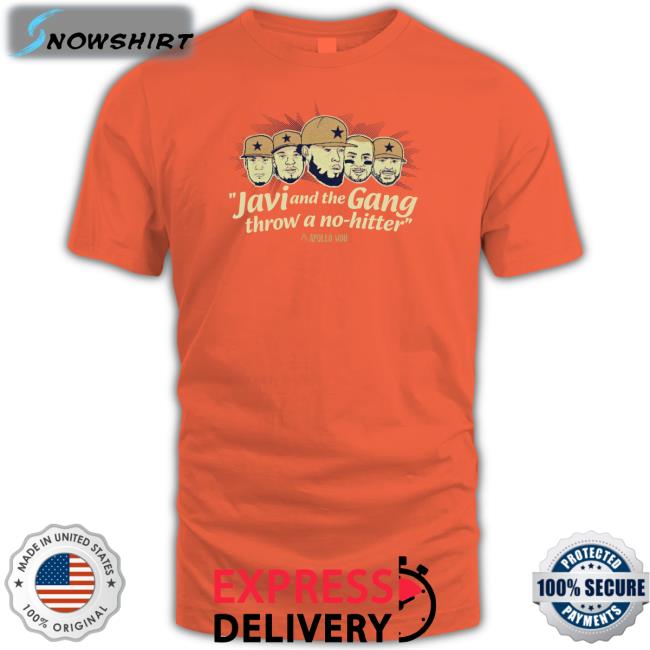 Apollohou Merch Javi And The Gang Throw A No Hitter T Shirt Apollo Media