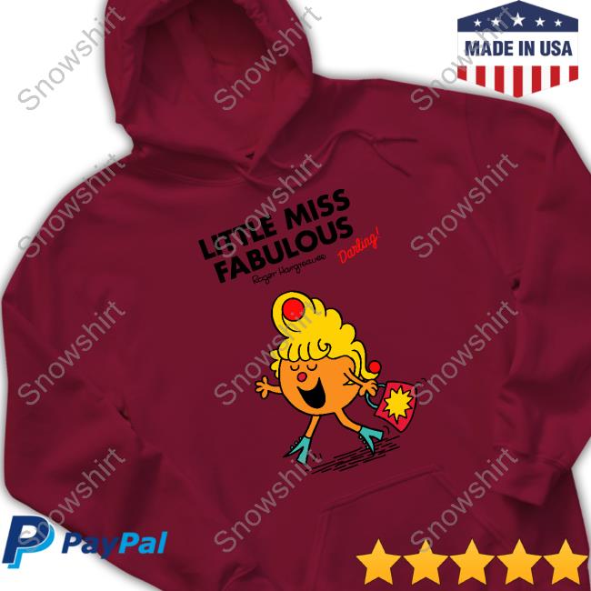 Little Miss Fabulous Red Nose Day Tee Shirt Little Miss Fabulous Comic ReLief Tee